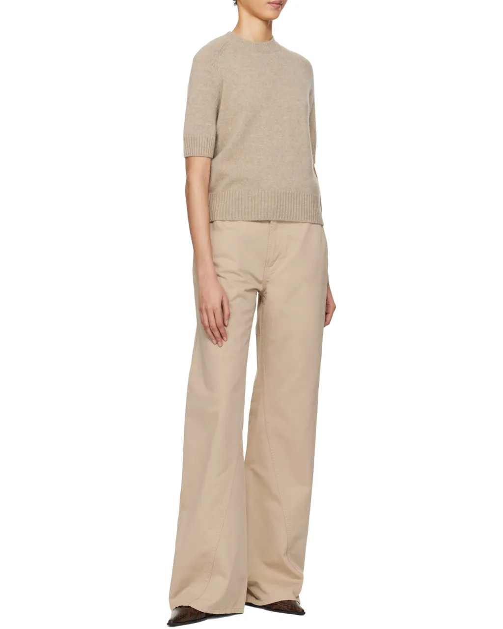 Briley Curved-Seam Twill Trousers