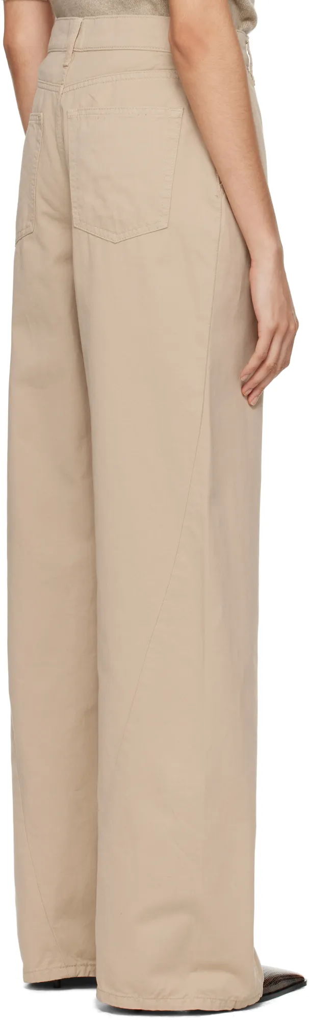 Briley Curved-Seam Twill Trousers