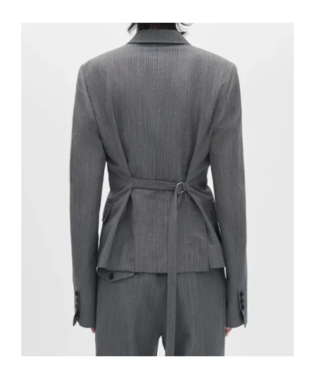 Reinier Pinstripe Ribbon Jacket