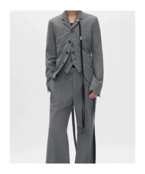 Reinier Pinstripe Ribbon Jacket