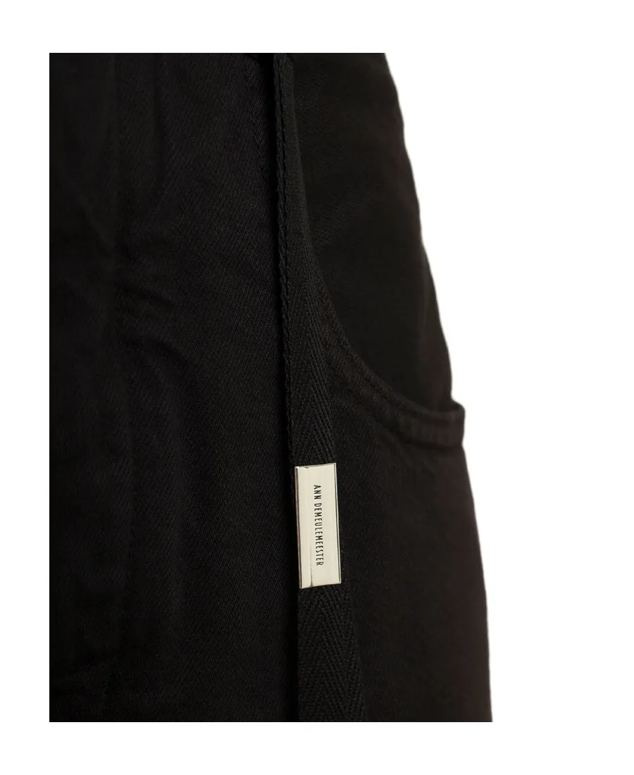 Wide-Leg Cotton Jeans
