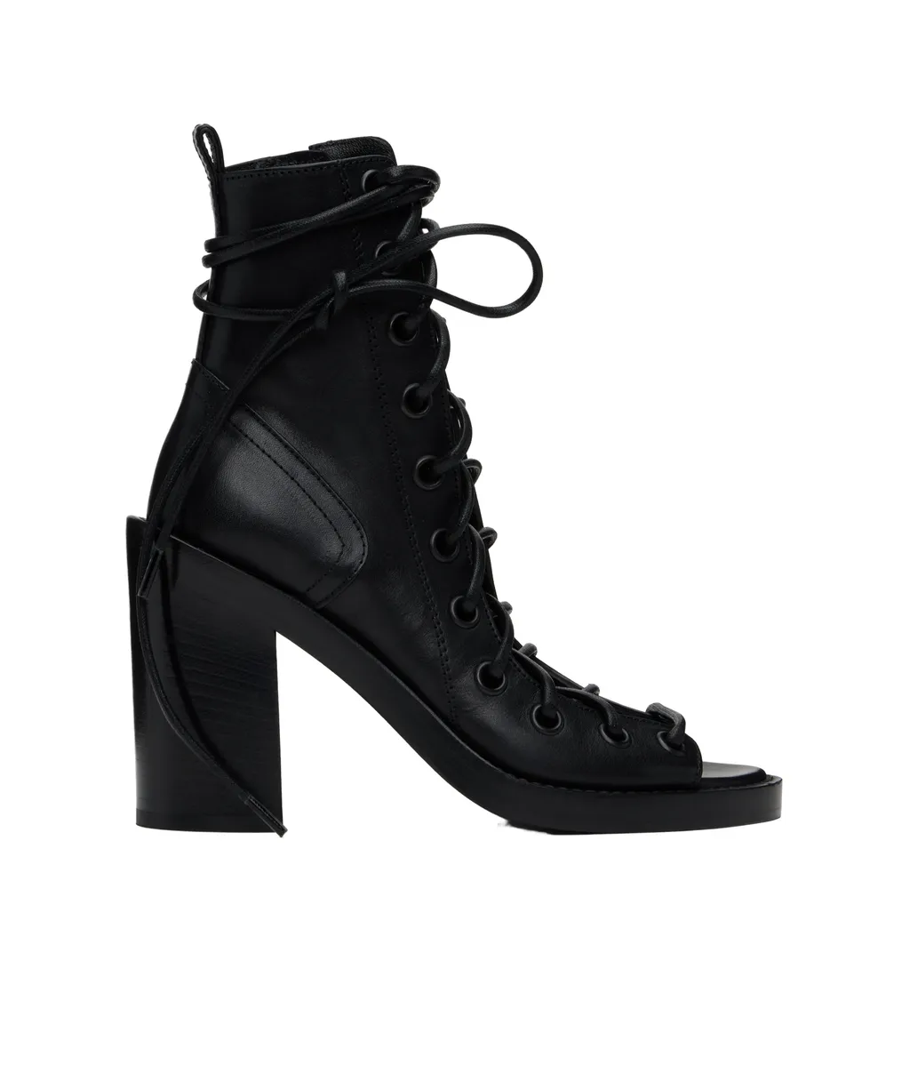 Bernardina Lace-Up Heeled Sandals