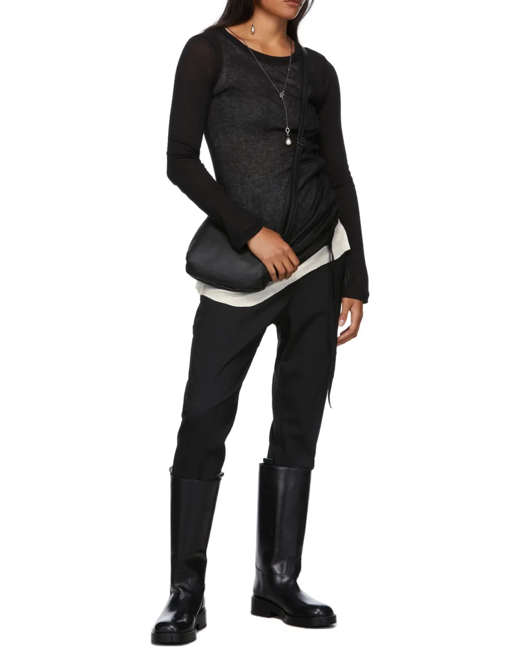 Stein Mid-Calf Almond-Toe Boots