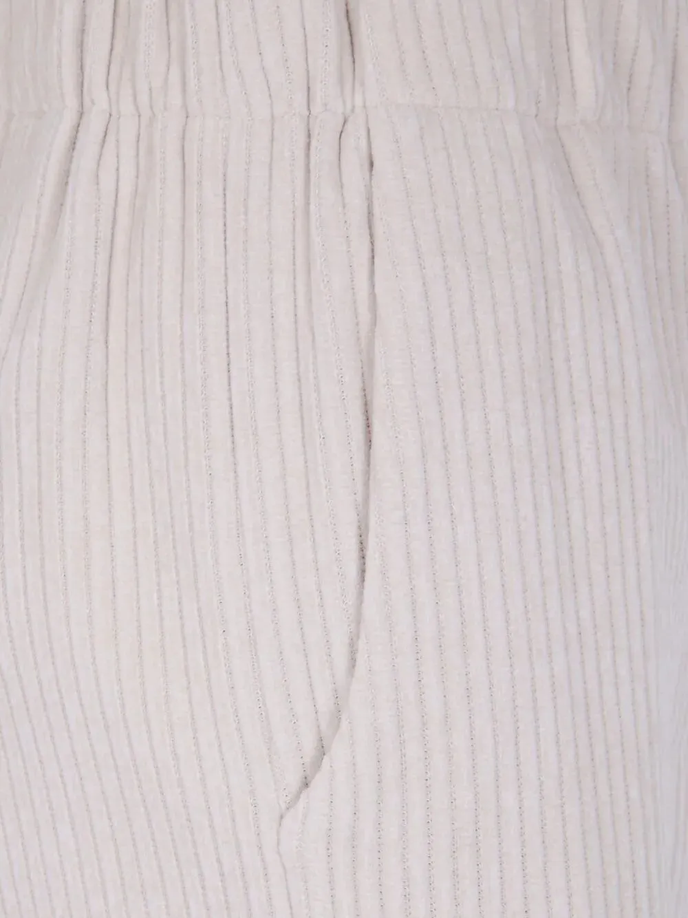 Stretch Ribbed Pants