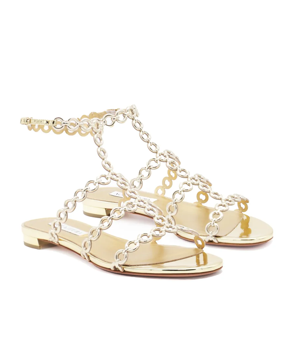 Infinity Chain Flat Sandals