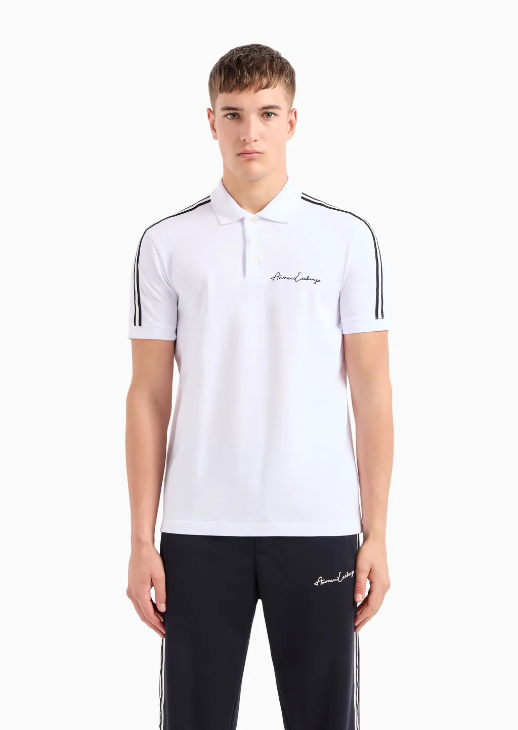 Logo Embroidered Polo Shirt