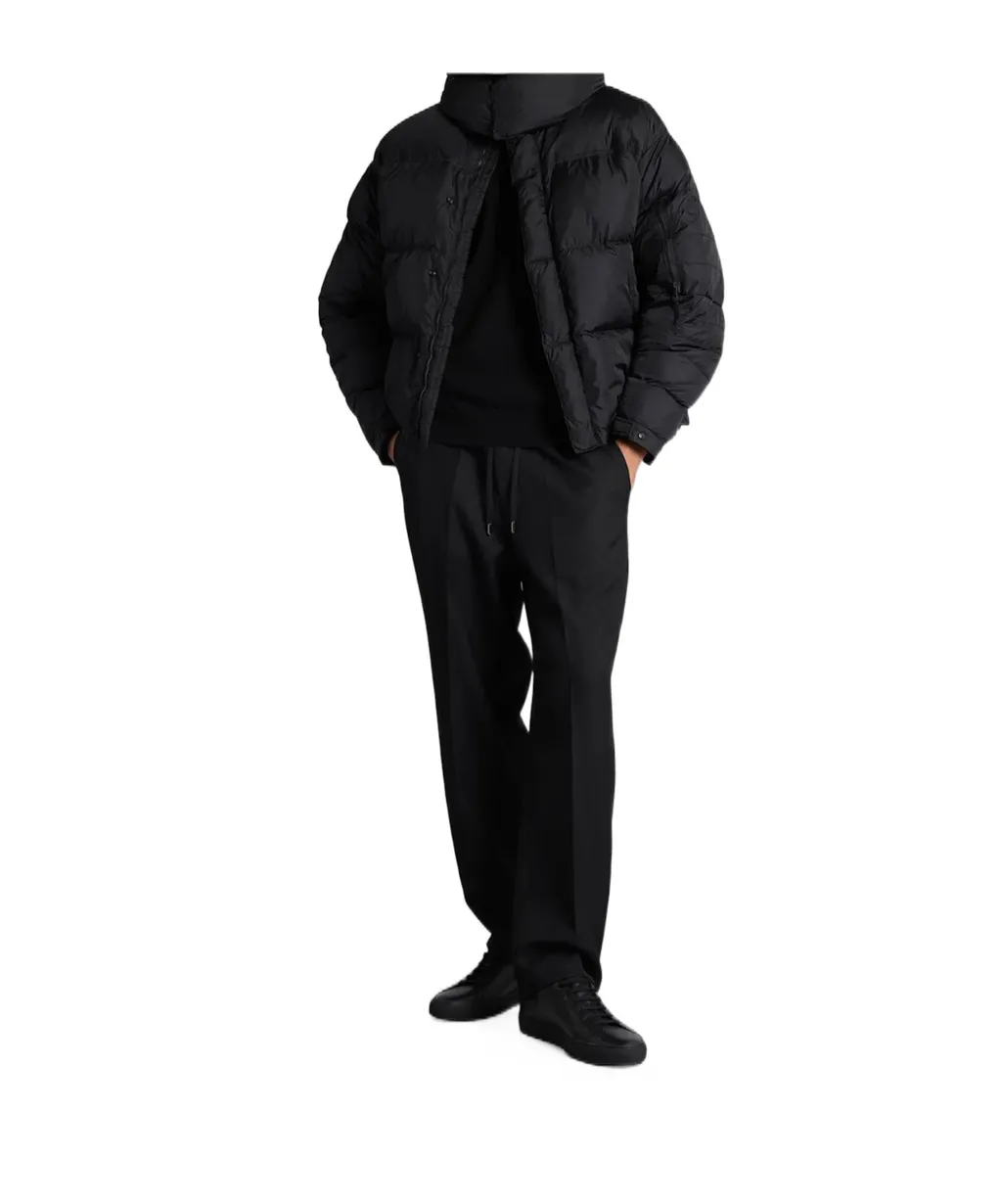 Zipped Hooded Puffer Jacket