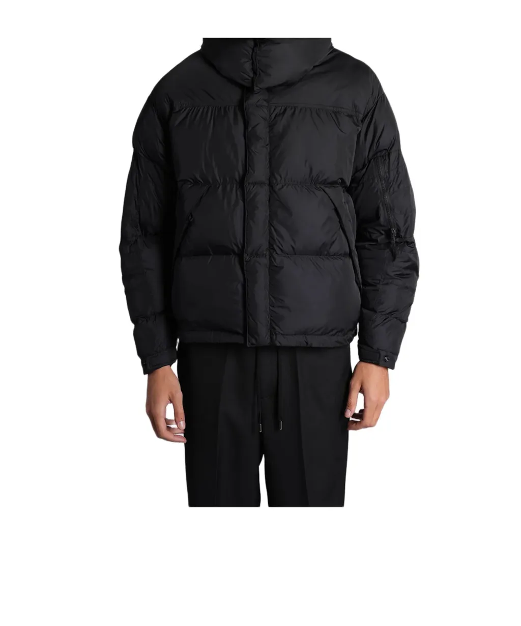 Zipped Hooded Puffer Jacket