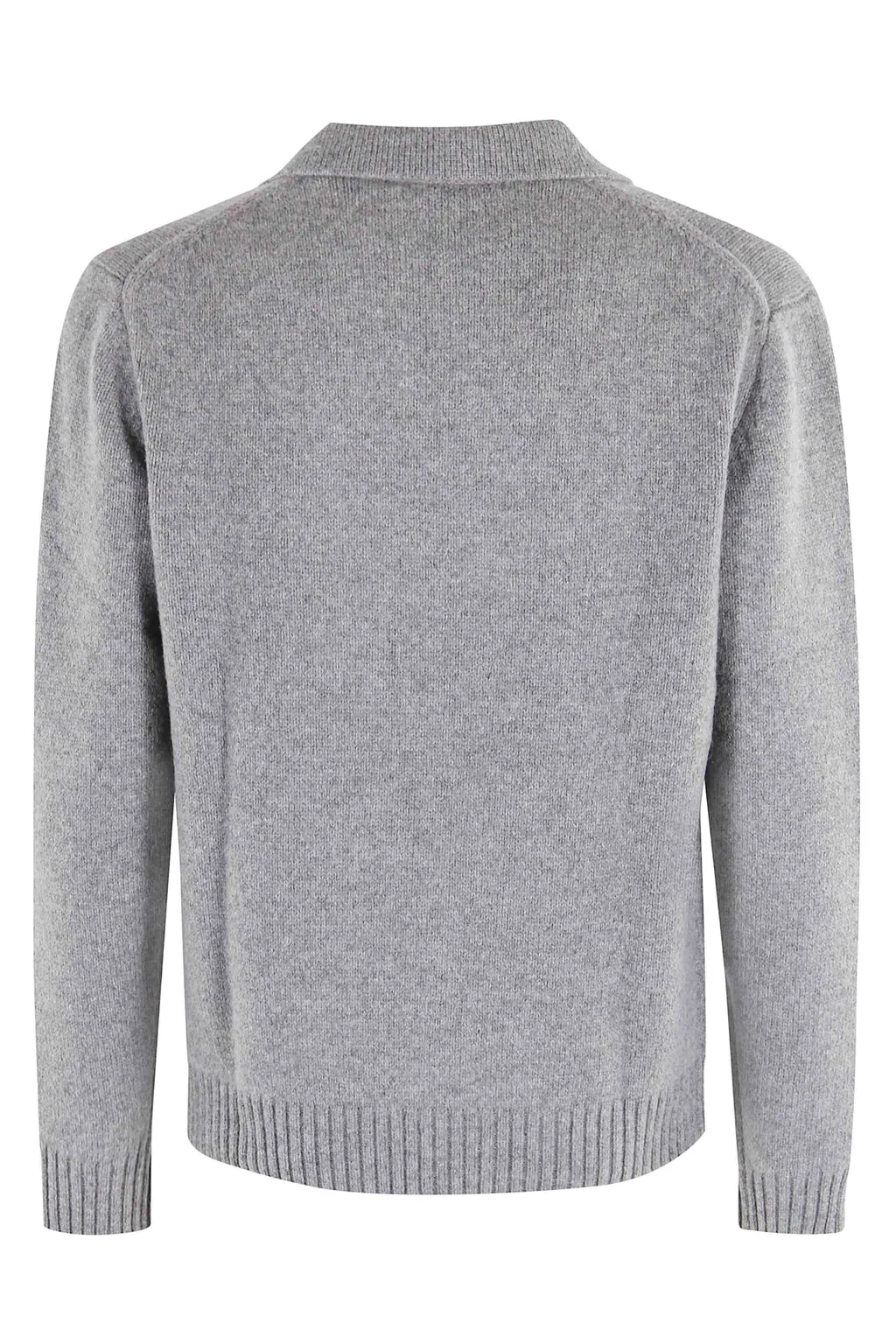 Collared Long-Sleeved Polo Shirt