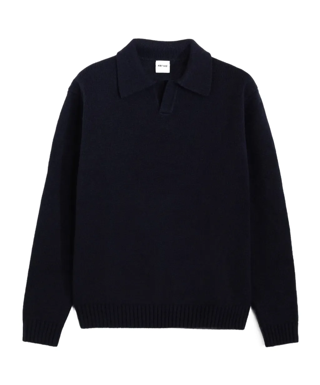 Wool Blend Polo Shirt