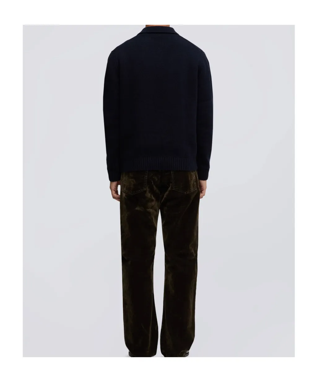 Wool Blend Polo Shirt
