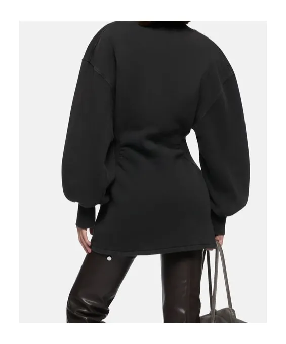 Faded Black Mini Dress