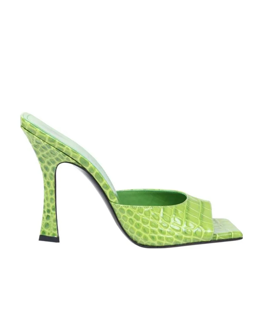 The Attico Embossed High-Heeled Sandals