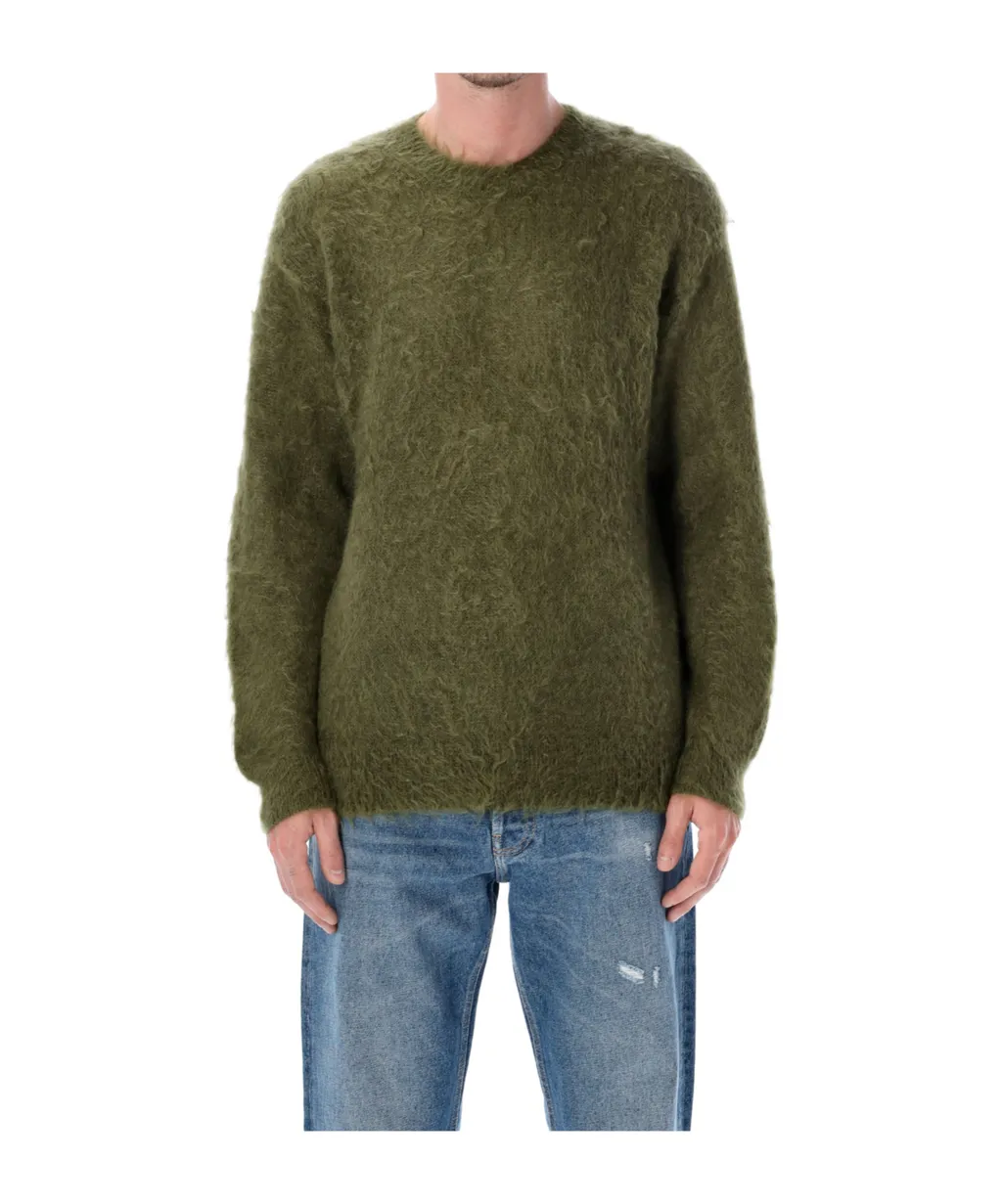 Brushed Mohair Crewneck Knitwear