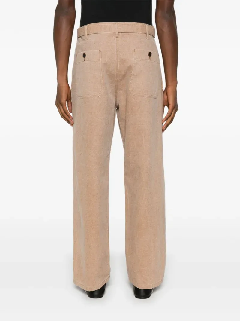 Canvas Belted Trousers