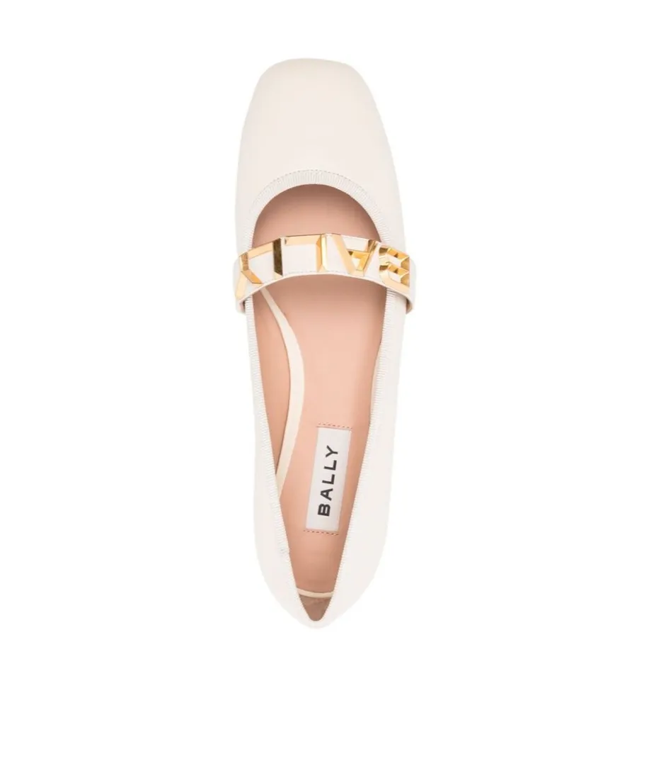 Balby Squared Toe Ballet Flats