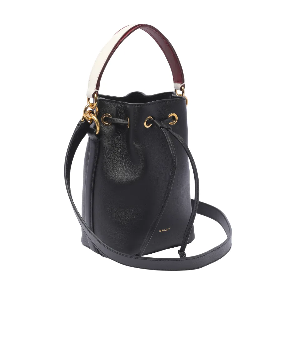 Logo Printed Drawstring Bucket Bag
