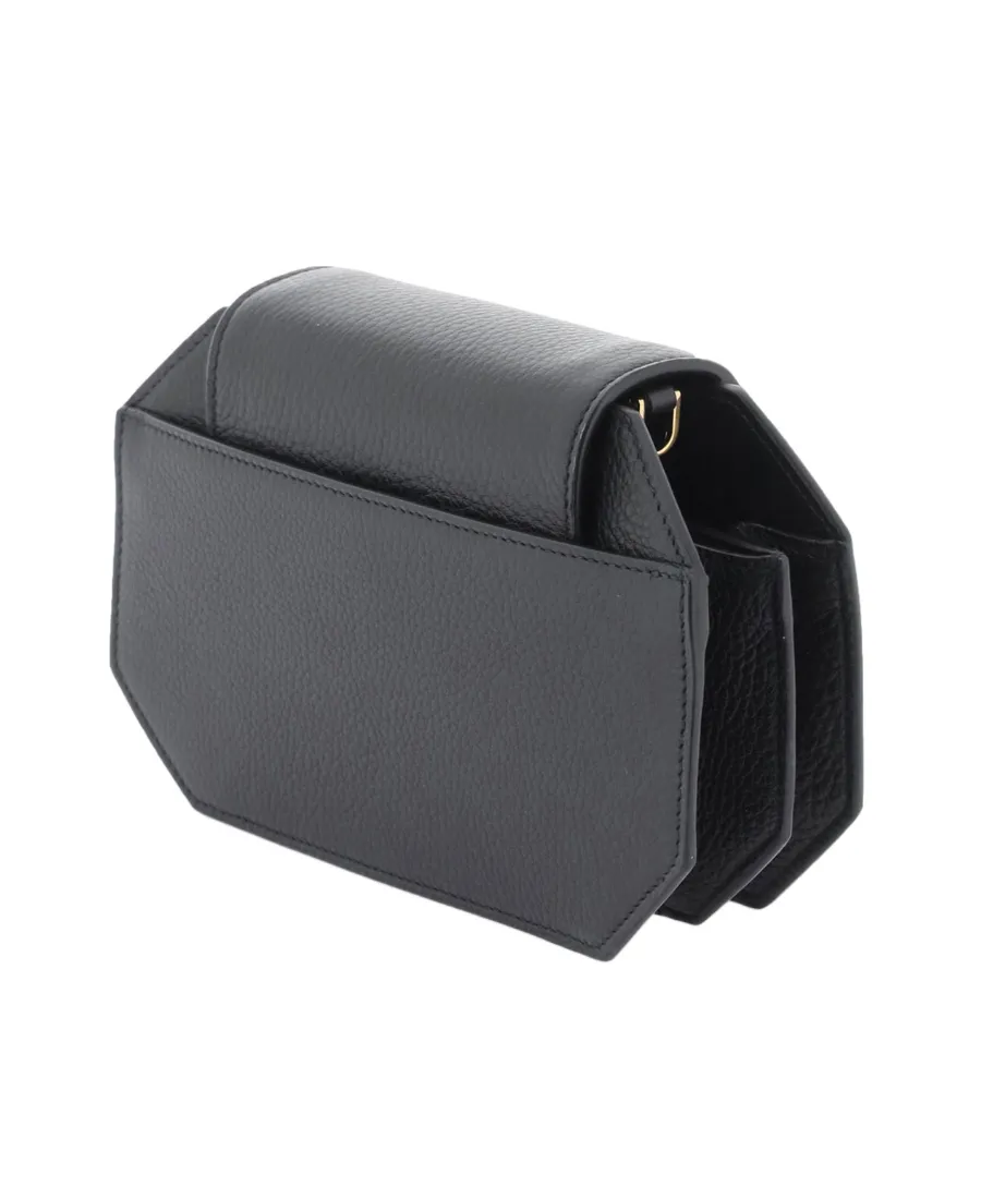 Logo-Plaque Leather Minibag