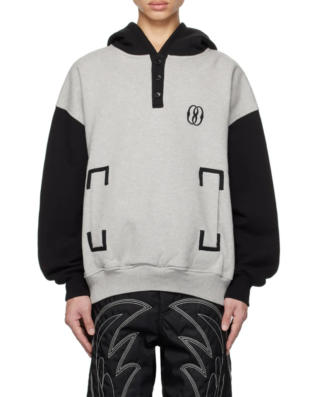 Hooded Long-Sleeved Hoodie