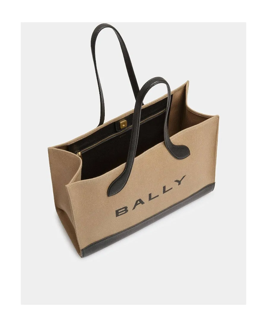 Bar Logo-Print Tote Bag