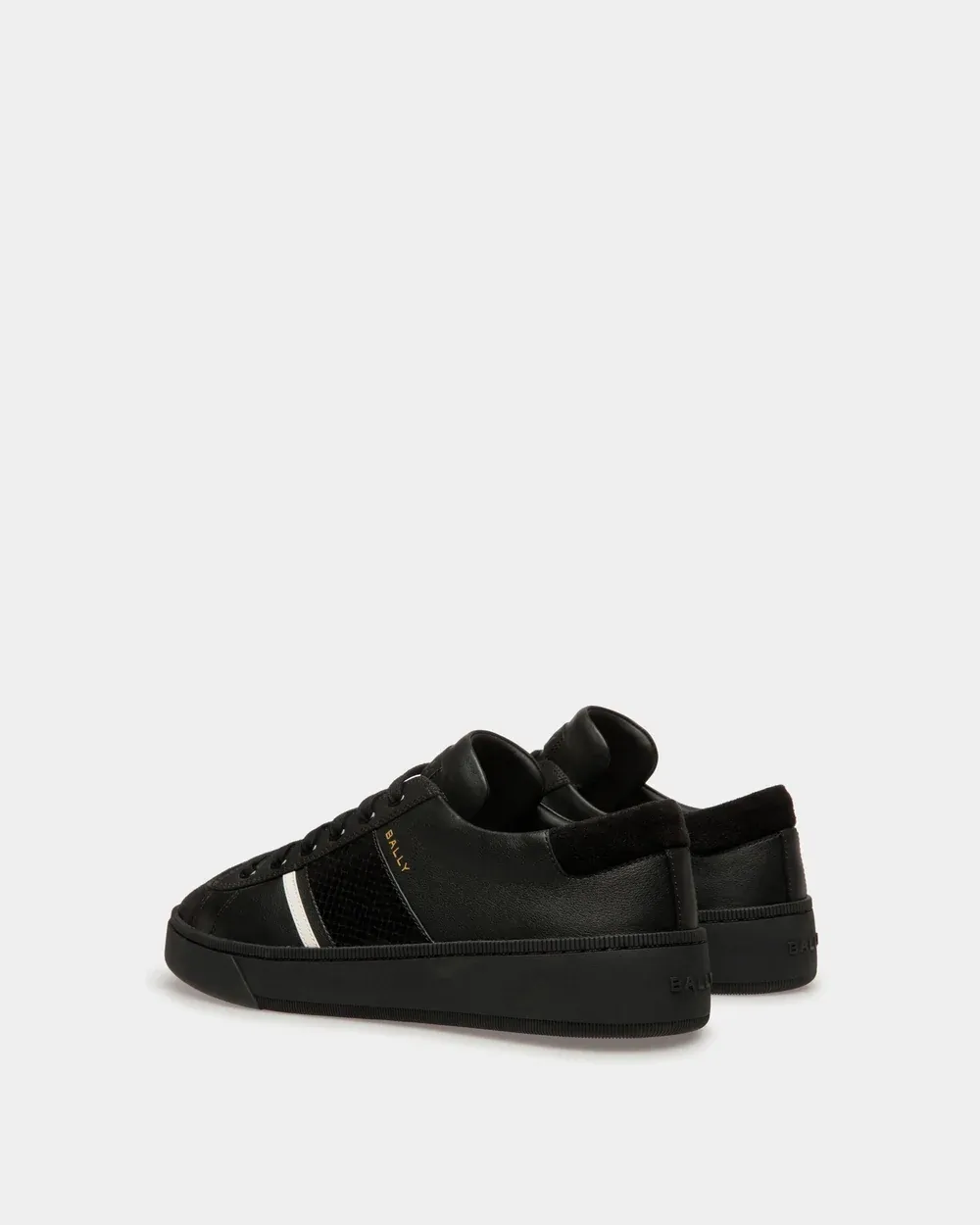 Low-Top Lace-Up Leather Sneakers