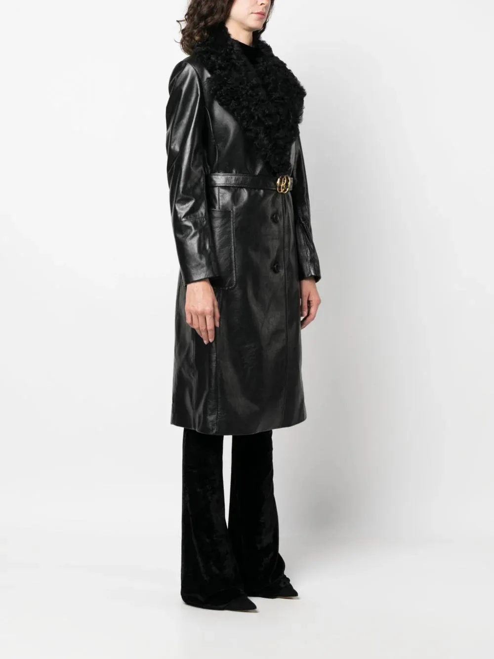 Lapel Long-Sleeved Coat