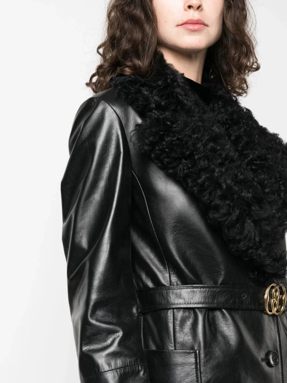 Lapel Long-Sleeved Coat