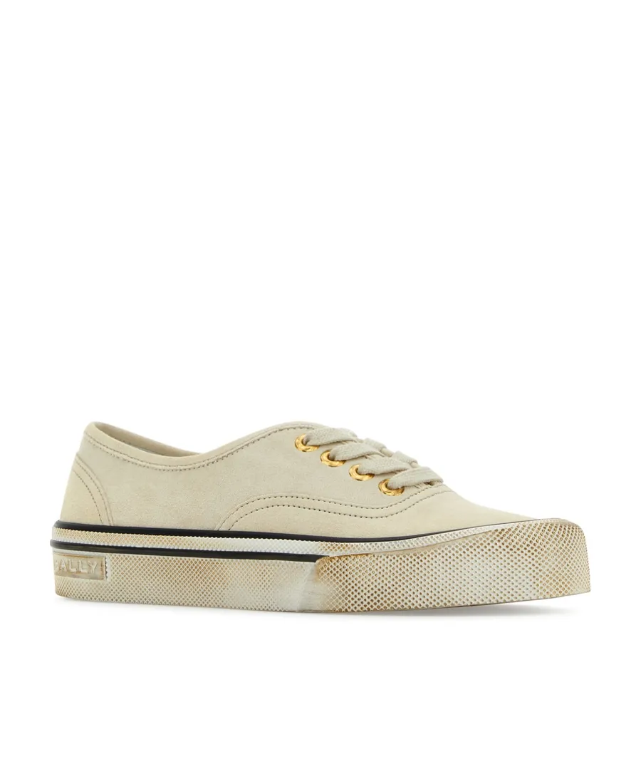 Vintage-Effect Low-Top Sneakers