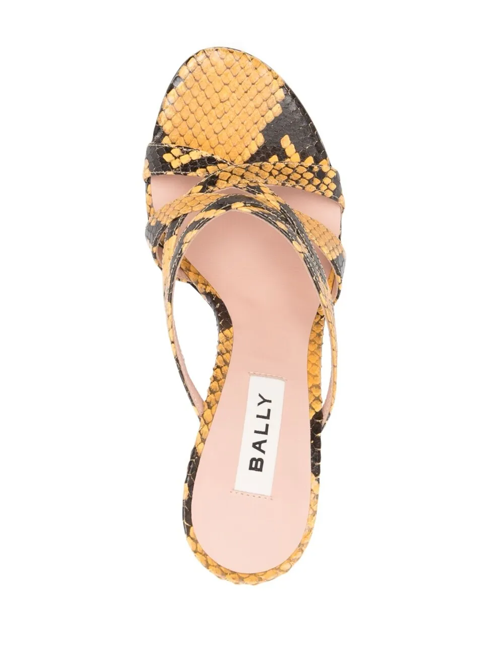 Patterned High-Heeled Sandals