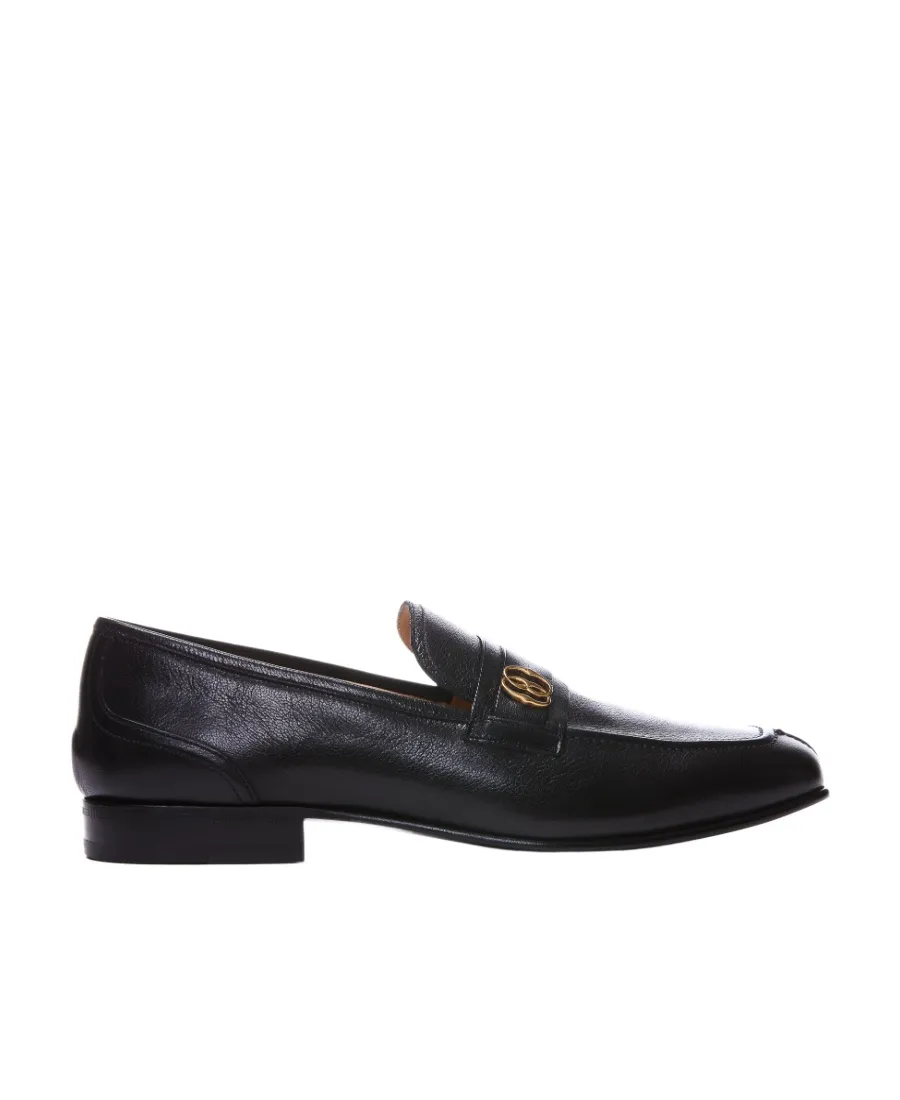 Sadei Logo Plaque Loafers