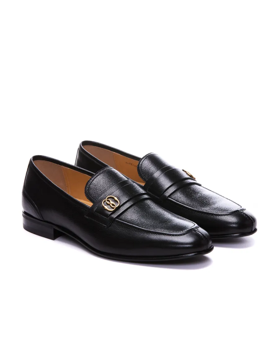 Sadei Logo Plaque Loafers