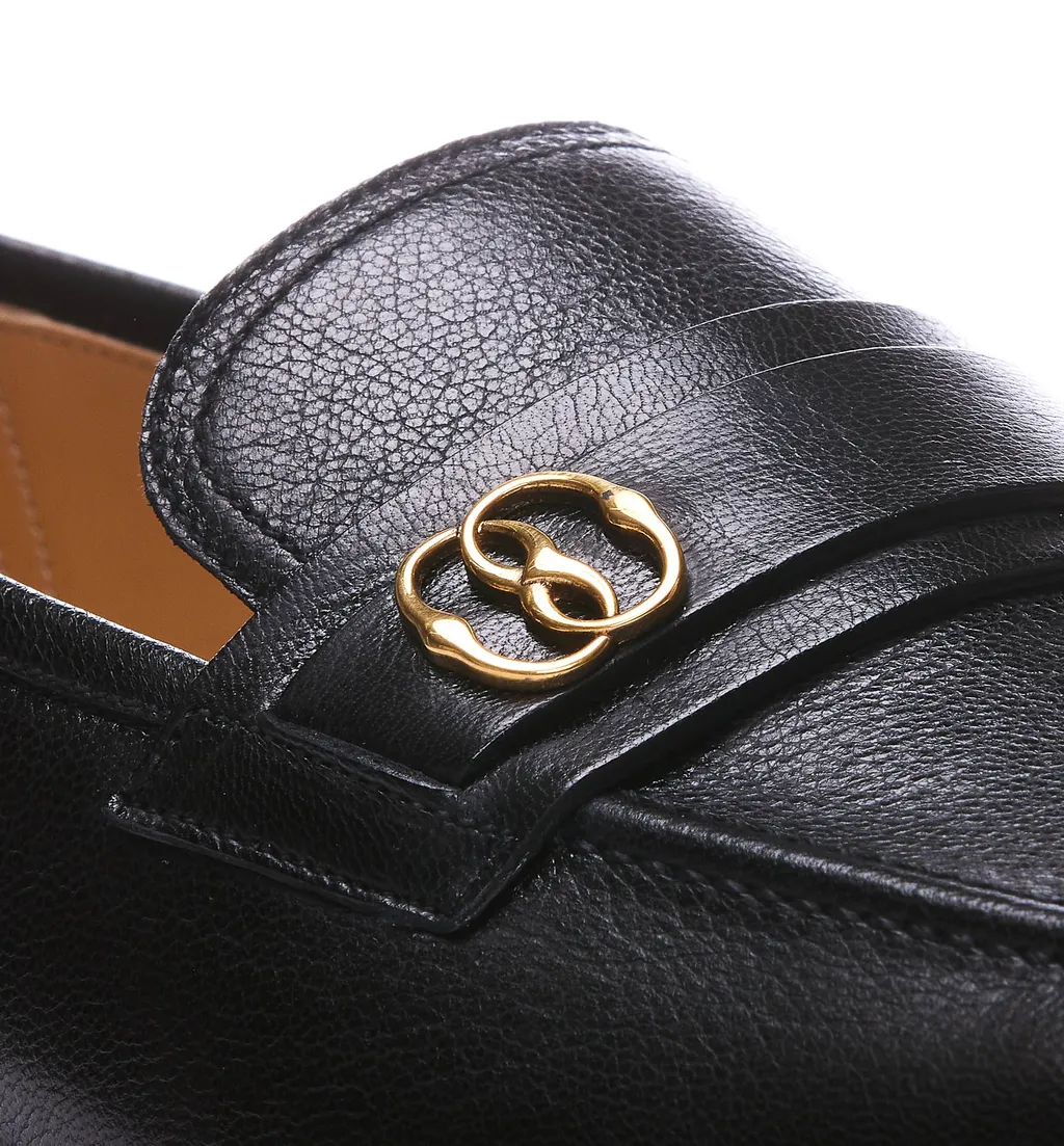 Sadei Logo Plaque Loafers