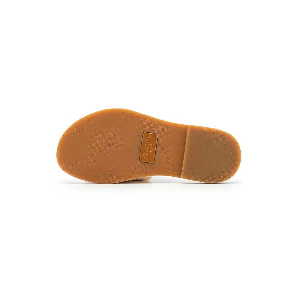 Logo-Embroidered Slide Sandals