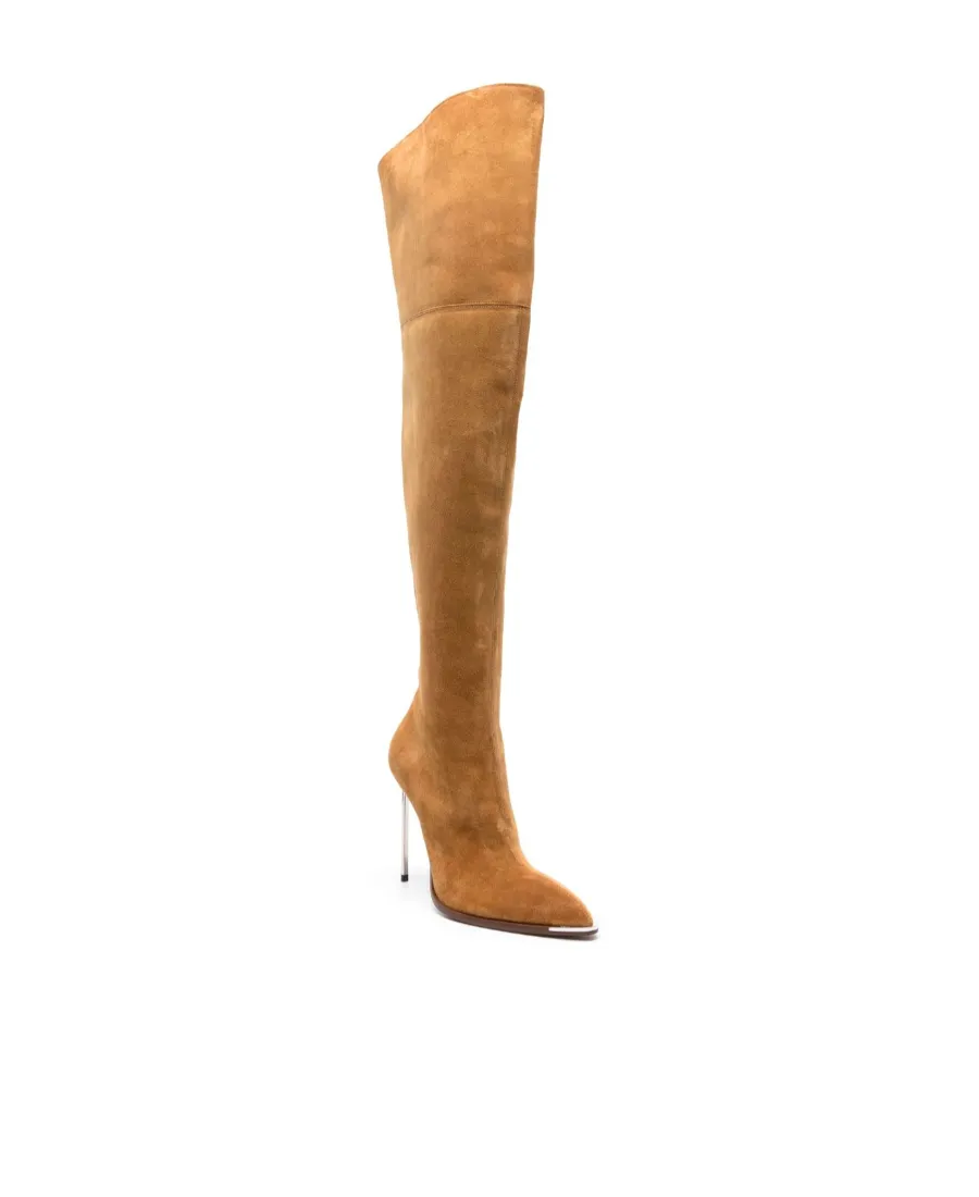 Pointed Over-The-Knee Boots