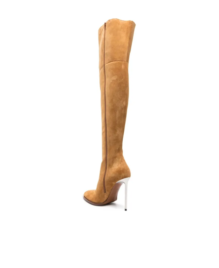 Pointed Over-The-Knee Boots