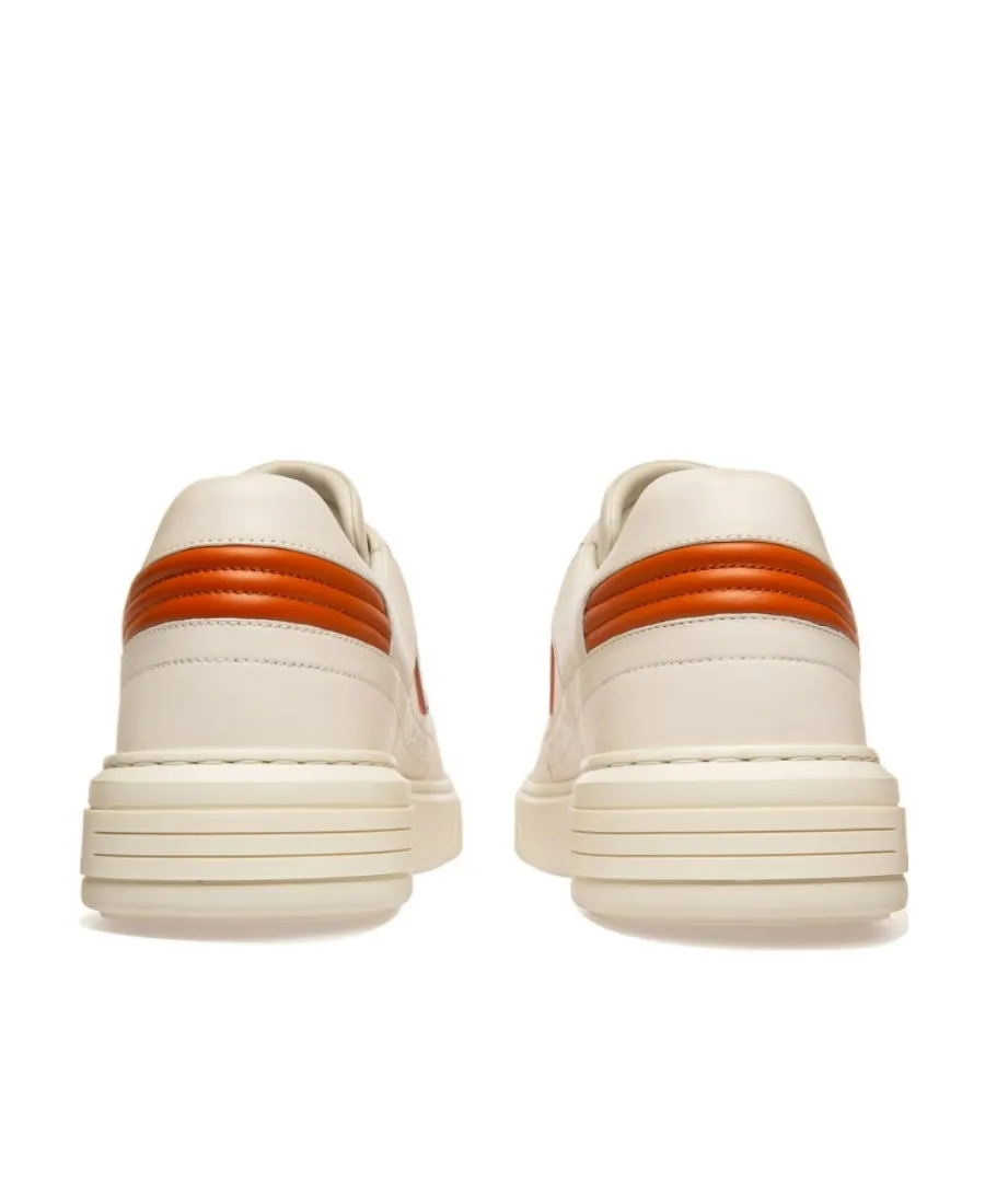 Logo-Patch Leather Sneakers