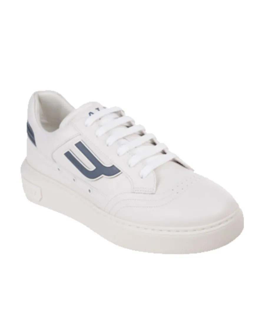 Logo-Patch Leather Sneakers