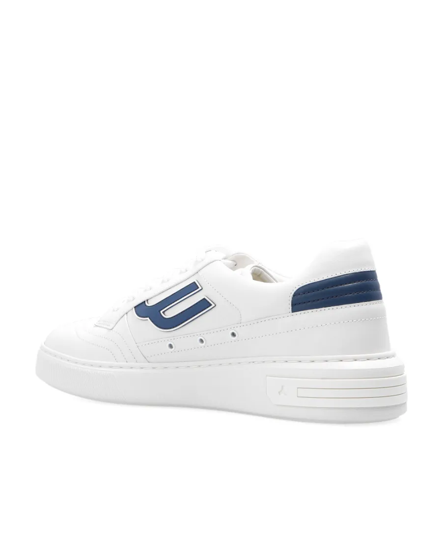Logo-Patch Leather Sneakers