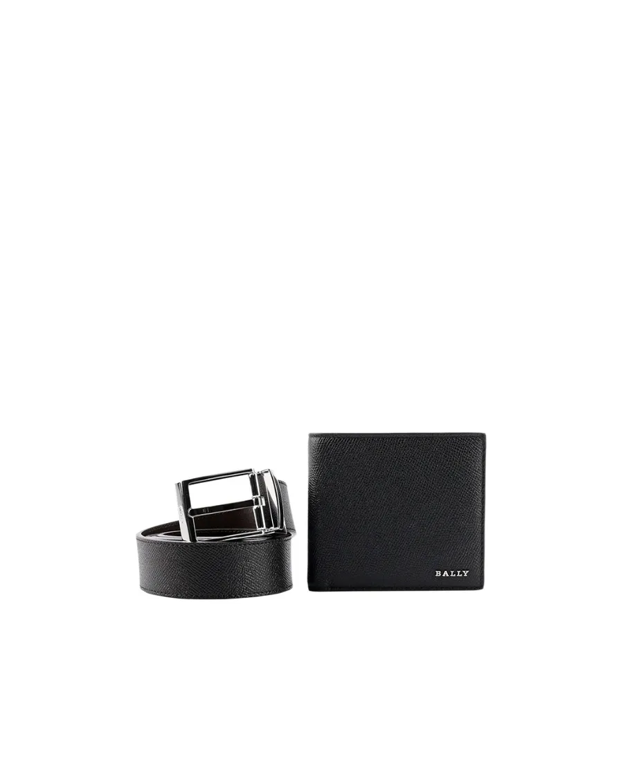 Logo Wallet Belt Set