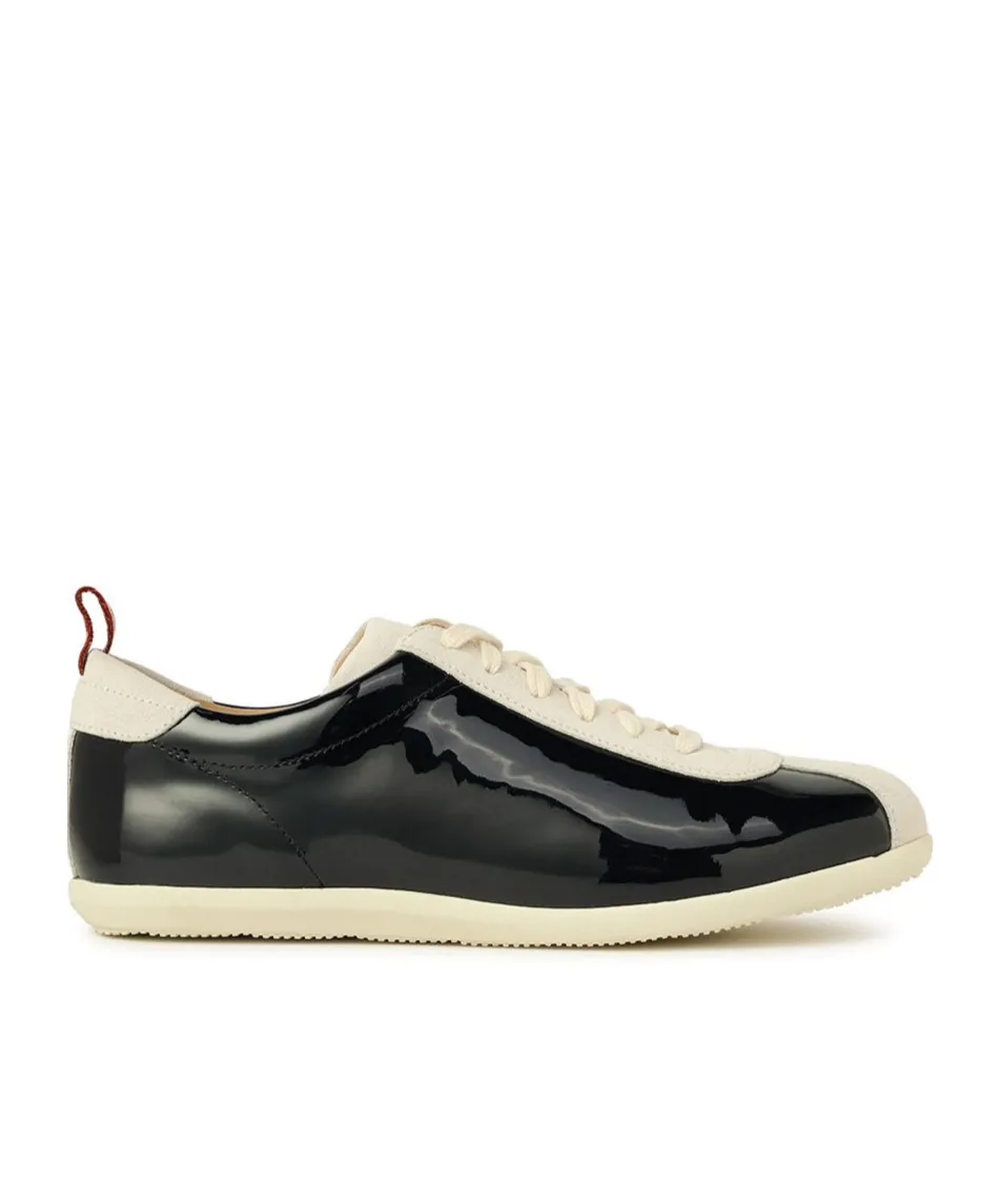 Navy Blue Lace-Up Casual Sneakers