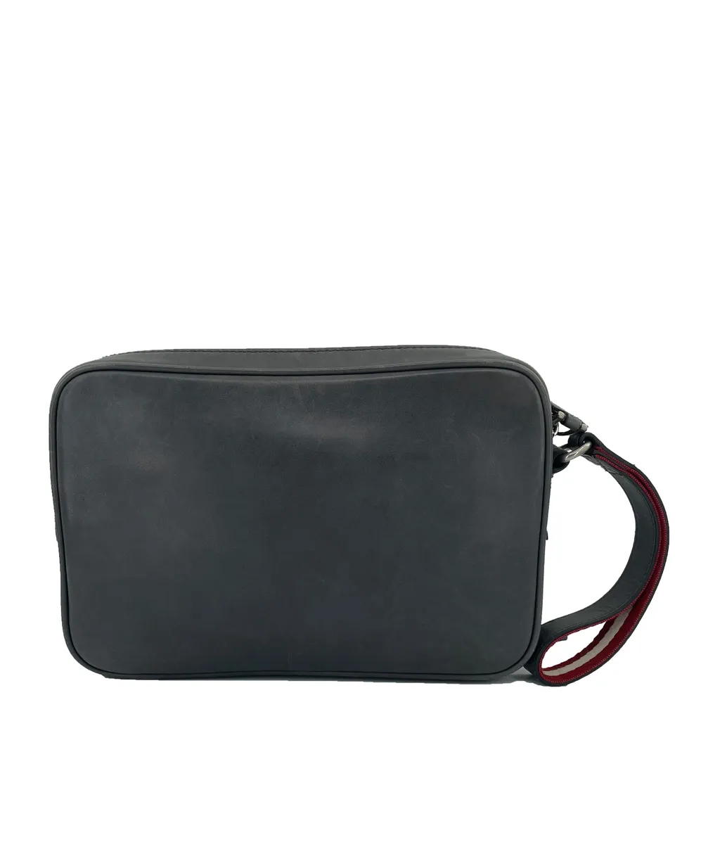 Logo Zipper Clutch
