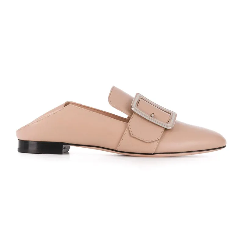 Buckled Leather Loafers
