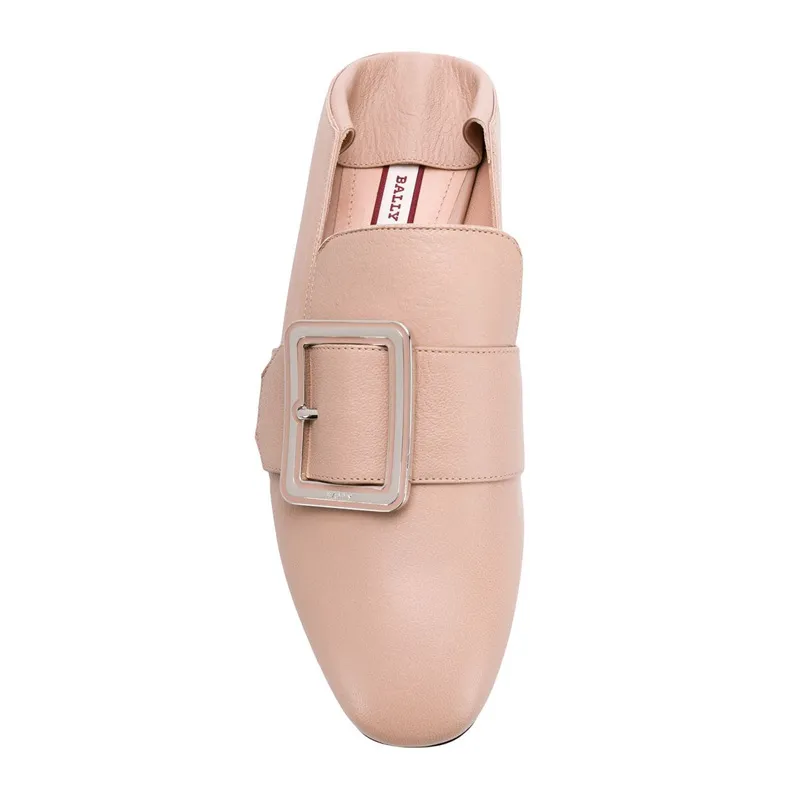 Buckled Leather Loafers