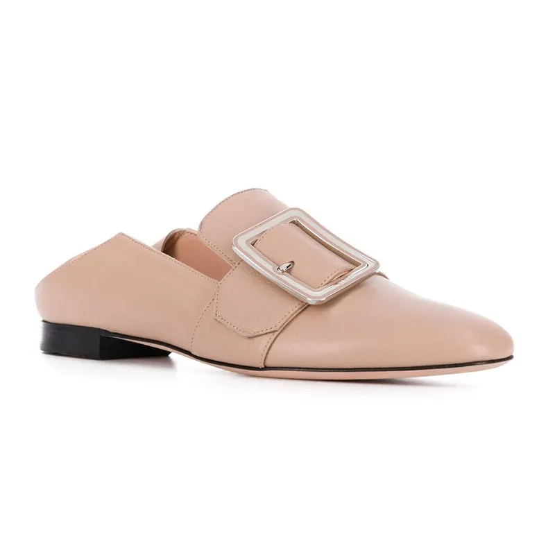 Buckled Leather Loafers