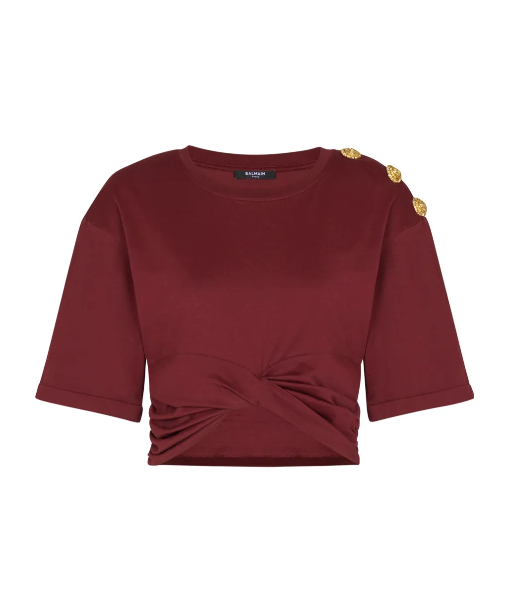 Cropped Tie T-Shirt