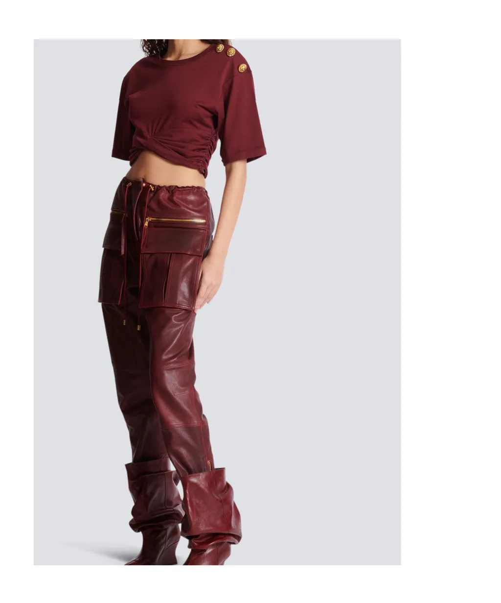 Cropped Tie T-Shirt