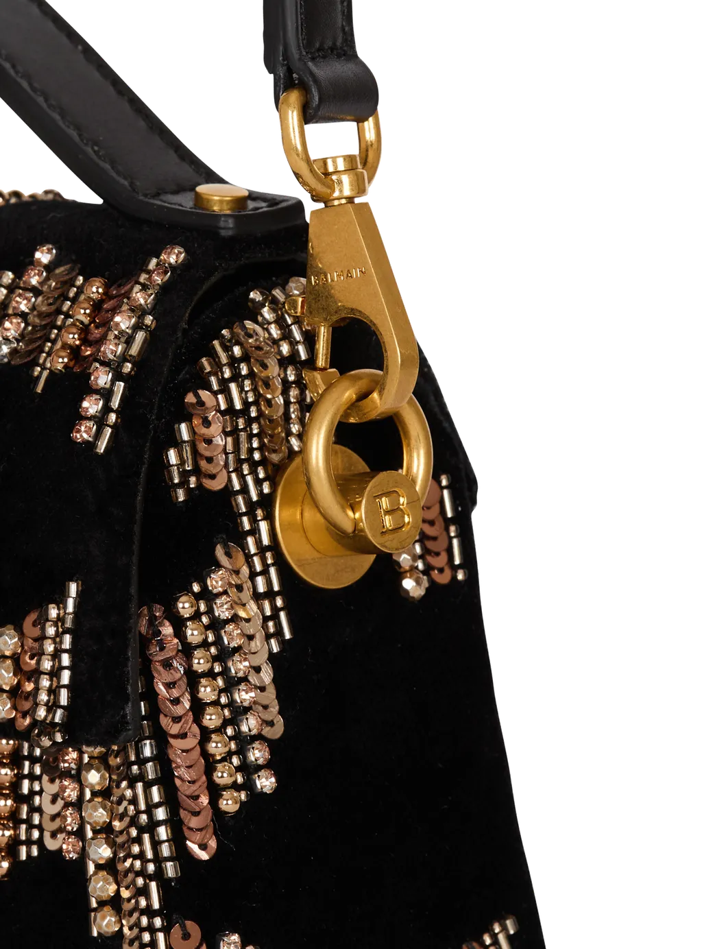 Embroidered Velvet B-Buzz Dynasty Bag
