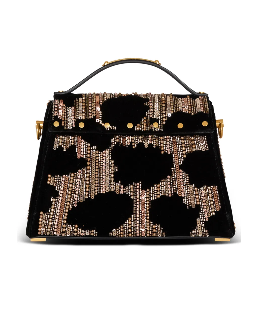 Embroidered Velvet B-Buzz Dynasty Bag