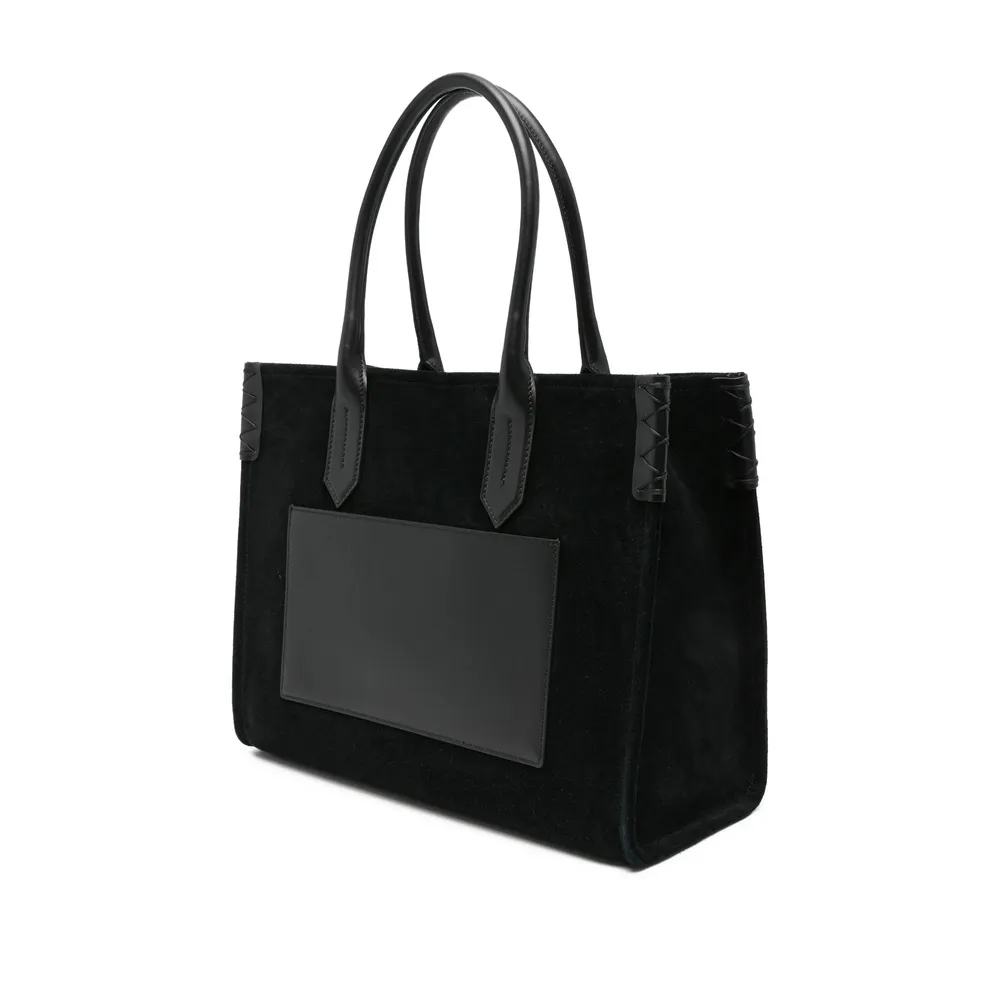 B-Army Panelled Top Handle Bag