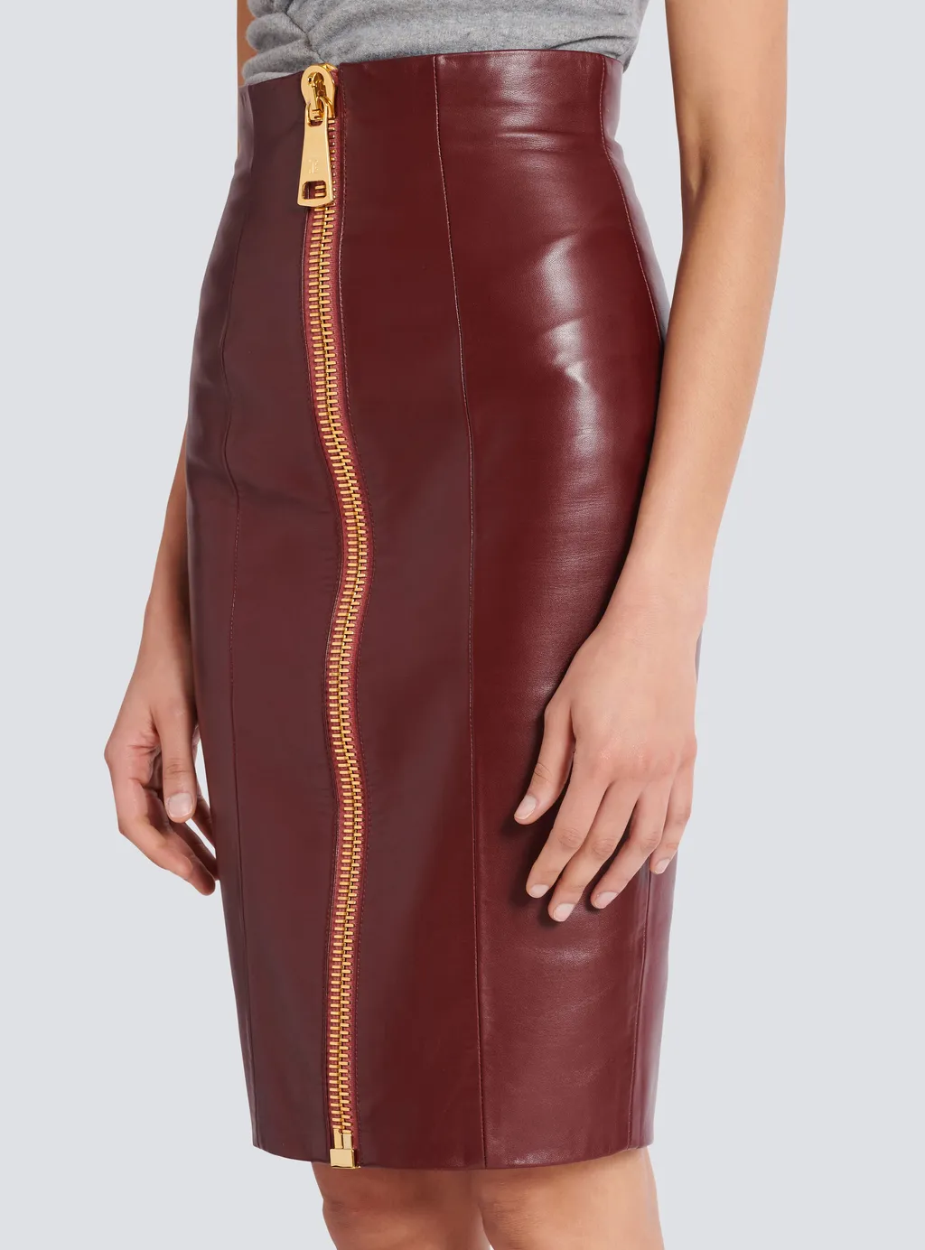 Leather Pencil Skirt